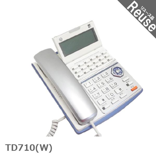 ビジネスフォン ビジネスホン SAXA製 TD710(W) 18ボタン標準電話機（白） 中古 JP-...