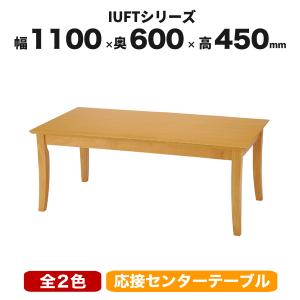 センターテーブル ローテーブル リビングテーブル 木製 天板 W1100mm RT-041095N 井上金庫