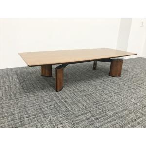 ミーティングテーブル カリモク 木目調ブラウン 中古 TM-876934B