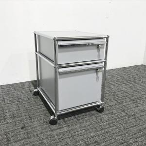 USM ハラー サイドテーブル 1列2段 サイドワゴン デスクワゴン USM ハラー サイドテーブル 1列2段 サイドワゴン デスクワゴン