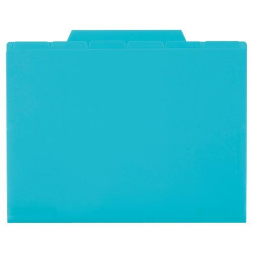 アクティフ　6インデックスフォルダー　A4　ブルー　ACT-906-10　セキセイ