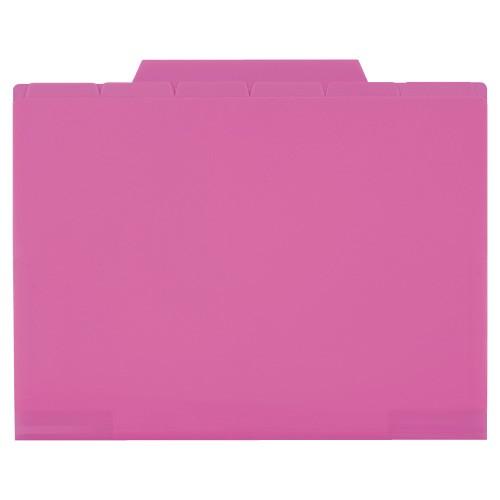 アクティフ　6インデックスフォルダー　A4　ピンク　ACT-906-21　セキセイ