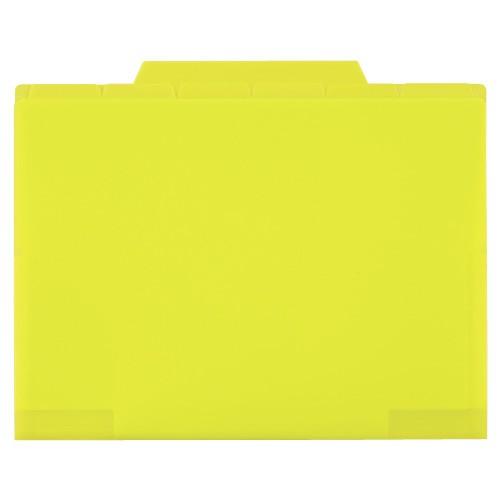 アクティフ　6インデックスフォルダー　A4　ライトグリーン　ACT-906-33　セキセイ