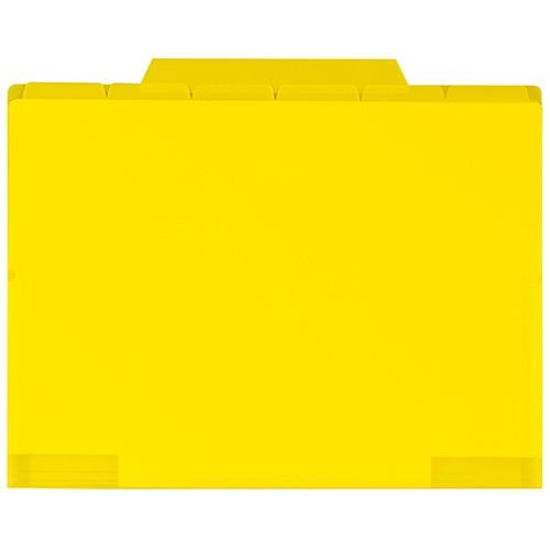 アクティフ　6インデックスフォルダー　A4　イエロー　ACT-906-50　セキセイ