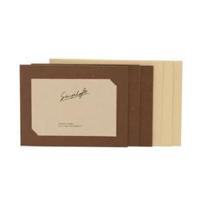 アルバム simplaft (シンプラフト) シリーズ フォトカード3枚セット L判 ブラウン PC...