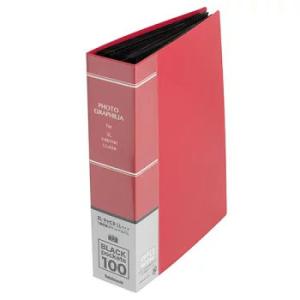 アルバム ポケットアルバム フォトグラフィリア PHOTO GRAPHILIA 2L版100枚 レッ...