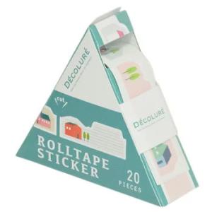 アルバム デコルーレ ロールテープステッカー シール  イエ  RTPS-101-5 ナカバヤシ