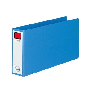 統一伝票用Ｋファイル B4 1／3横 40mmとじ 2穴青 フ-819B