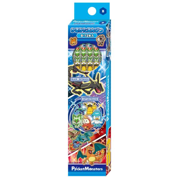 かきかたえんぴつ ＜B＞ 12本 1ダース ポケモン鉛筆 452729011 ショウワノート ピカチ...