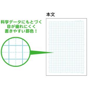 ジャポニカ学習帳 5mm方眼罫 リーダー罫入り...の詳細画像5