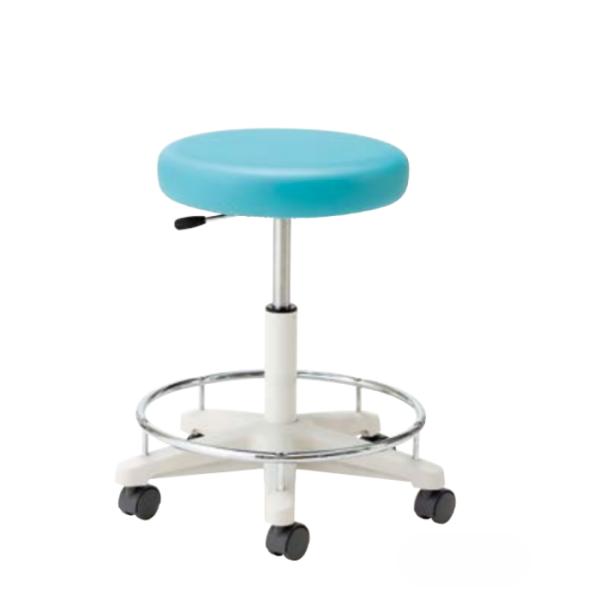 患者用椅子 医療施設用椅子 キャスター脚 ガス上下調節 リング付き ノーリツイス CA-15R-Z