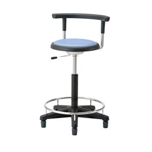 ノーリツイス　背付患者用椅子　固定ゴム脚　ガス上下調節