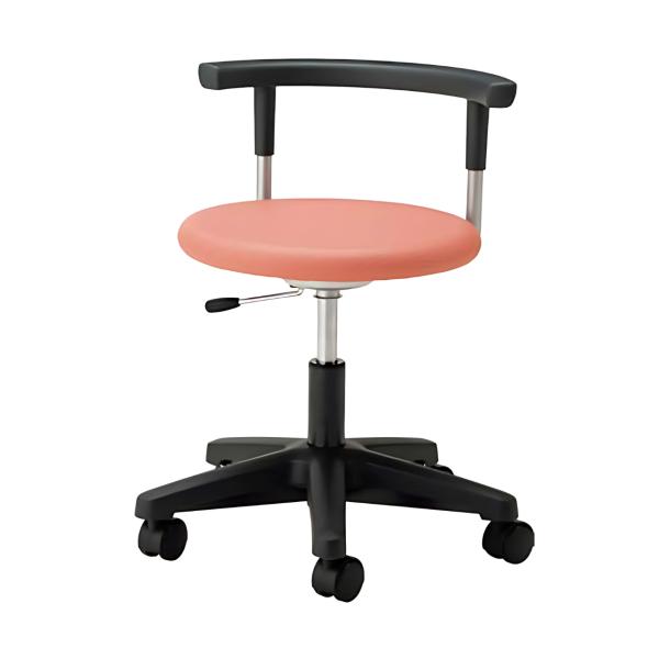 患者用椅子　背付 キャスター脚　ガス上下調節　ノーリツイス TD-40-Z