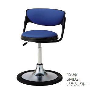 医療施設用スツール 患者用椅子 背付 樹脂プロテクタ付メッキ円盤脚 ガス上下調節 ノーリツイス TD...