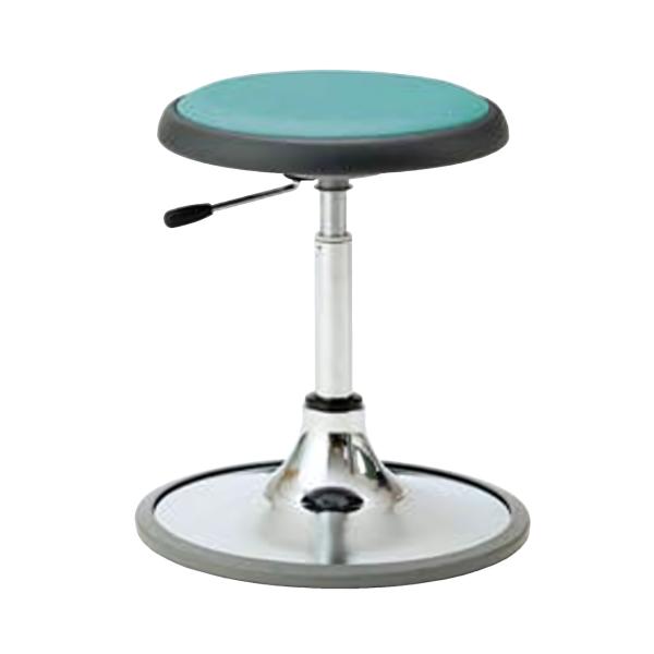 患者用椅子 メッキ円盤脚 ガス上下調節 ラバープロテクタ付 ノーリツイス TD-P28B-Z