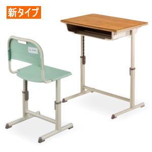 アイリスチトセ　新JIS可動式　学校机＋椅子セット　YED601A-P-軽ST2G+YEC-601A...