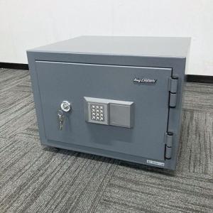 日本アイ・エス・ケイ 耐火金庫 KMX-20EK 質量：37kg W445×D418×H333 グレー 中古