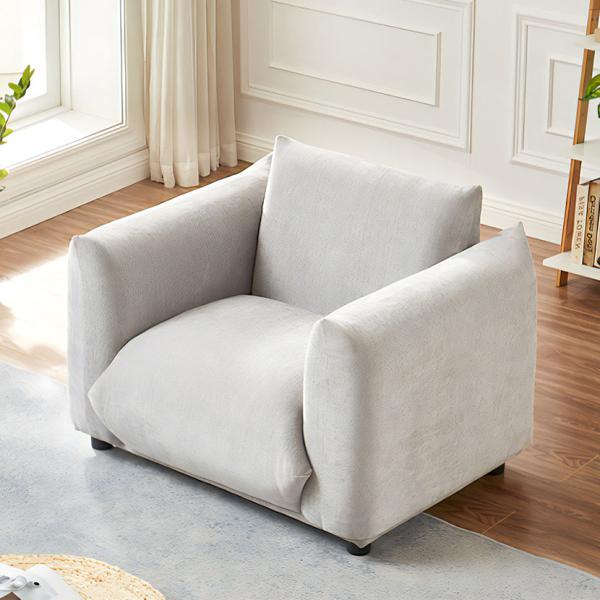 ソファ リビングソファ ローソファ 1人掛け 低め ゆったり ファブリック ポケットコイル リビング...