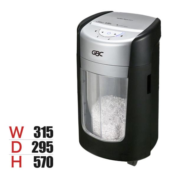 GBC オプティマックス マイクロ A4対応 業務用シュレッダー 電動 ビンローテーション機能 オー...