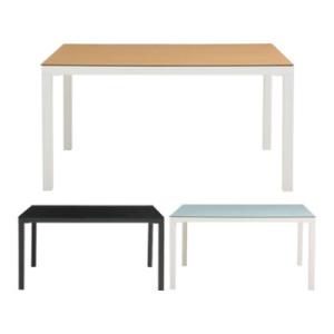 ARGANO(アルガノ) ダイニングテーブル ガラステーブル 幅1350×奥行800×高さ710mm...