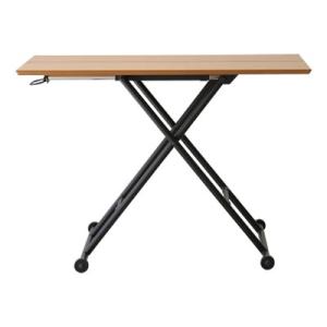 LOGICA(ロジカ) リフティングテーブル 木製 幅1000×奥行480×高さ110〜700mm ...