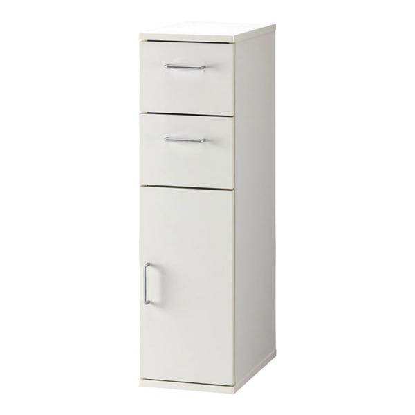 スレンダー 隙間収納 引き出し付き キッチンチェスト25 幅250×奥行390×高さ895mm