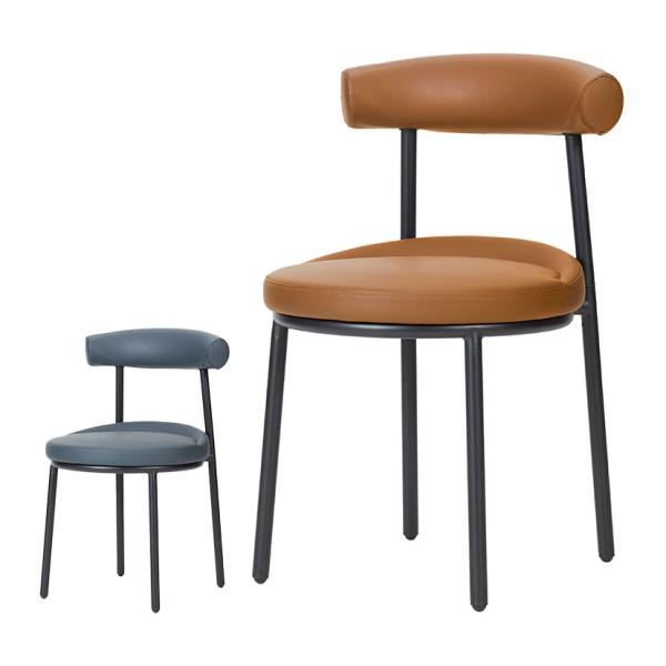 Work Plus ROTOM CHAIR ミーティングチェア 4本脚 PUレザー 幅490×奥行5...