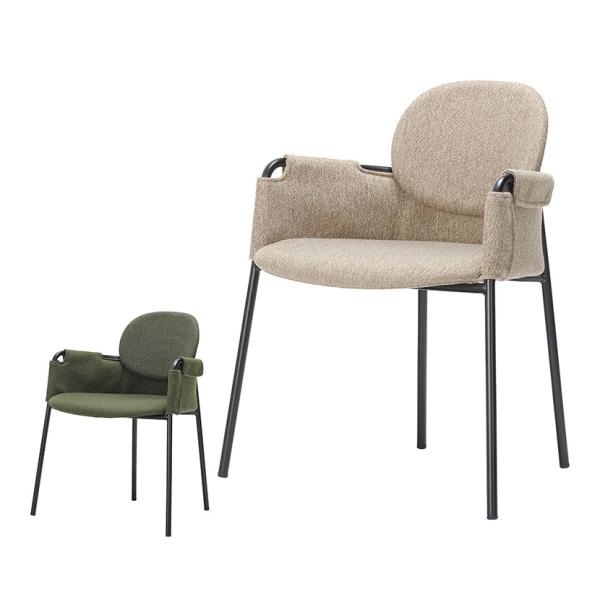 Work Plus ラウンジチェア マユクアームチェア 肘付き オフィスチェア ミーティングチェア ...