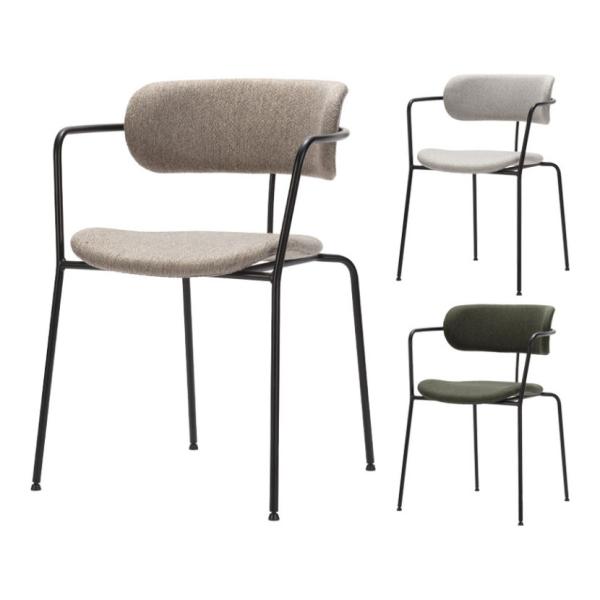 Work Plus HOAKA CHAIR ミーティングチェア スチール4本脚 幅545×奥行550...