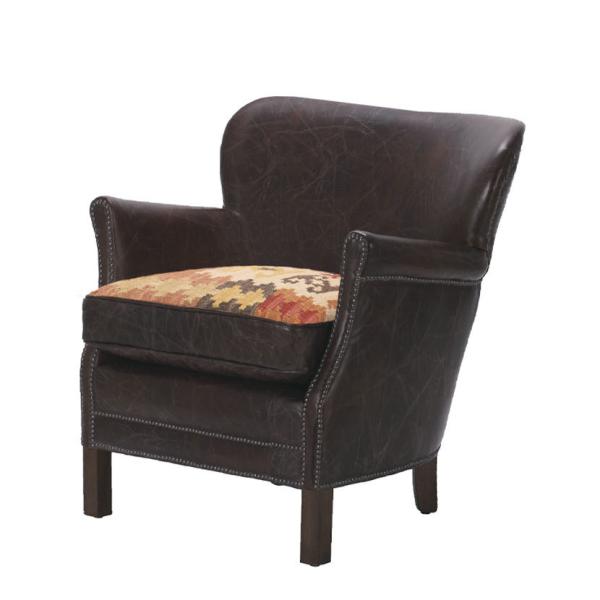 HALO PROFESSOR ARM CHAIR BIKER TAN 1人用 アームチェア ソファ ...