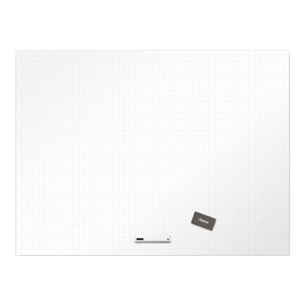 Asmix アスカ 抗菌ホワイトボード マグネットシート 暗線入り(方眼) 3Lサイズ 幅1200×...