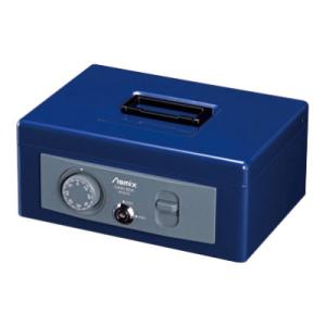 手提金庫 ダイヤル錠+シリンダー錠 A5サイズ/内容量3.5L/AX-MCB370