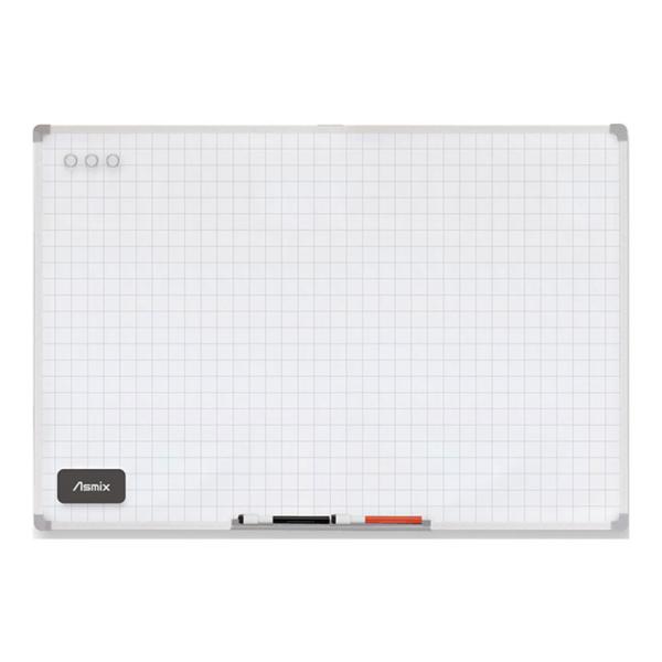 アスミックス セクションボード ホワイトボード 暗線入り(方眼) LLサイズ タテヨコ兼用 マグネッ...