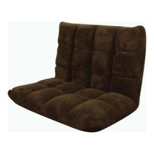 座椅子 14段階 リクライニング ワイドサイズ もこもこリクライナー AZ-FKC-005