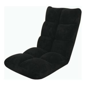 座椅子 14段階 リクライニング ハイバック もこもこリクライナー コンパクト AZ-FKC-006