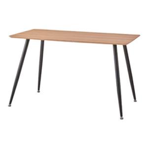 ダイニングテーブル 4人 カフェテーブル 北欧 おしゃれ 天然木 スチール脚 PLT-512NA