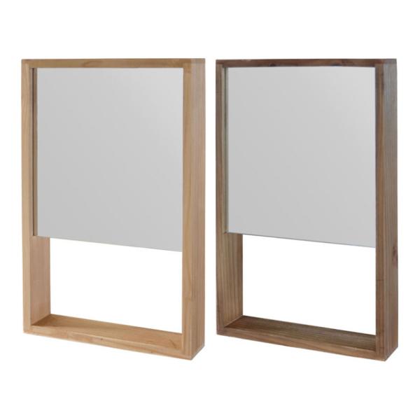 DAWN 収納付き壁掛けミラー 幅300×奥行60×高さ450mm