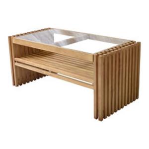 FOREST センターテーブル ブラウン 幅840×奥行405×高さ380mm