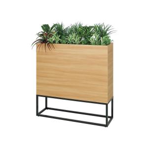 ベルク フェイクグリーン 観葉植物 人工 GR2276 グリーンパーテーション 幅1000×奥行350×高さ1160mm 国産