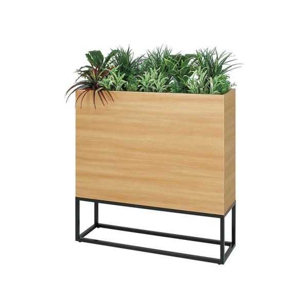 ベルク フェイクグリーン 観葉植物 人工 GR2276 グリーンパーテーション 幅1000×奥行35...