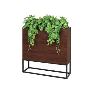 ベルク フェイクグリーン 観葉植物 人工 GR2278 グリーンパーテーション 幅900×奥行550×高さ1190mm 国産