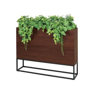 ベルク フェイクグリーン 観葉植物 人工 GR2279 グリーンパーテーション 幅1200×奥行550×高さ1190mm 国産