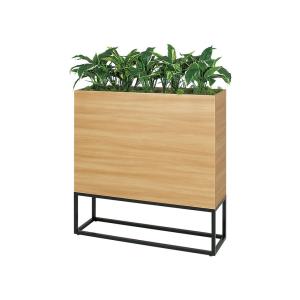 ベルク フェイクグリーン 観葉植物 人工 GR2280 グリーンパーテーション 幅1000×奥行450×高さ1180mm 国産