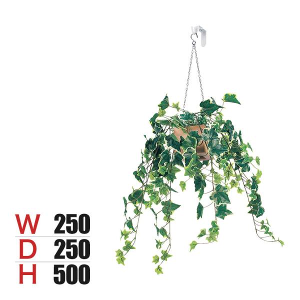 ベルク フェイクグリーン インテリアグリーン 幅250mm ハンギングポット パーテーションポット ...
