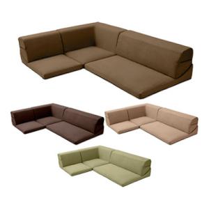 和楽のIORIフロアソファ 3点セット 布張り 日本製(サイクル)