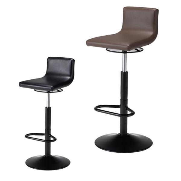 HC-4 ハイチェア ミーティングチェア カウンターチェア PVCレザー 背もたれ付き 足置き付 上...