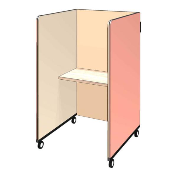 CONBOX Move3 3方パネルタイプ 個別ブース 集中ブース オーラルソニック搭載 キャスター...