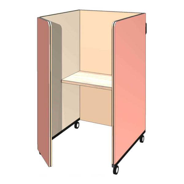 CONBOX Move4 4方パネルタイプ 個別ブース 集中ブース オーラルソニック搭載 キャスター...