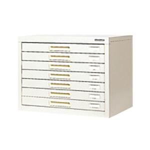 スチール製 ペーパーケース 書類整理ケース B4 7トレー