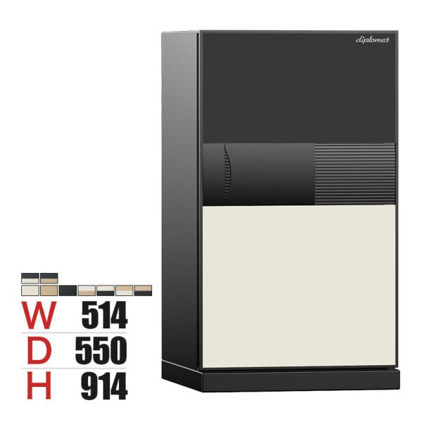 ディプロマット 耐火金庫プレミアムセーフ NEXTPLUS デュアルロック タッチパネル+指紋認証 ...